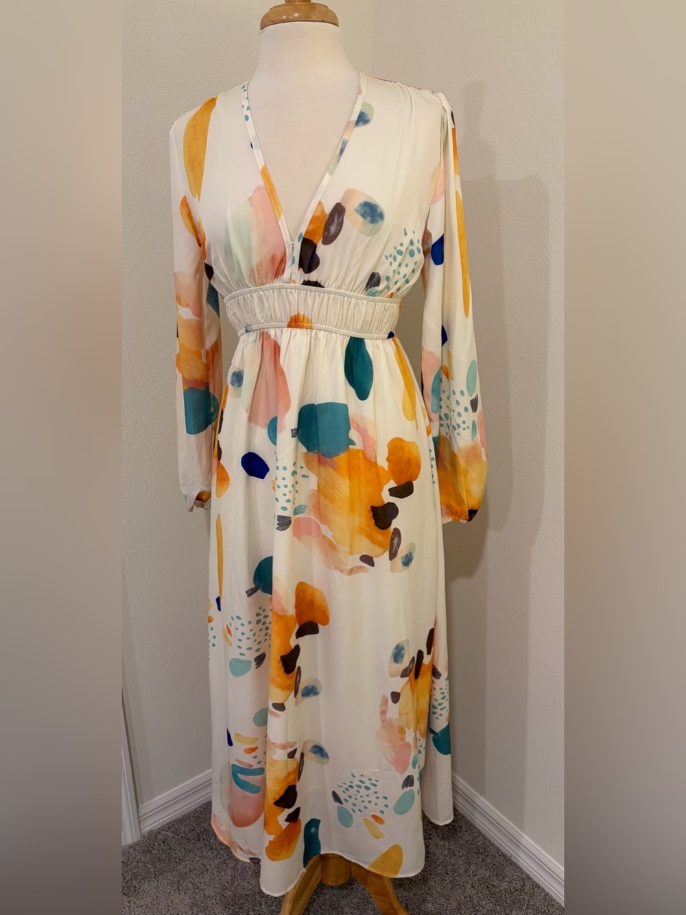 Sissyaki Womens Long Sleeve Summer Maxi Dress.